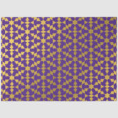 Ethnisch-marokkanisches geometrisches Mosaikmuster Seidenpapier (Vorderseite)