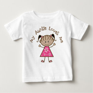 Ethnisch meine Tante Loves Me Gift Baby T-shirt