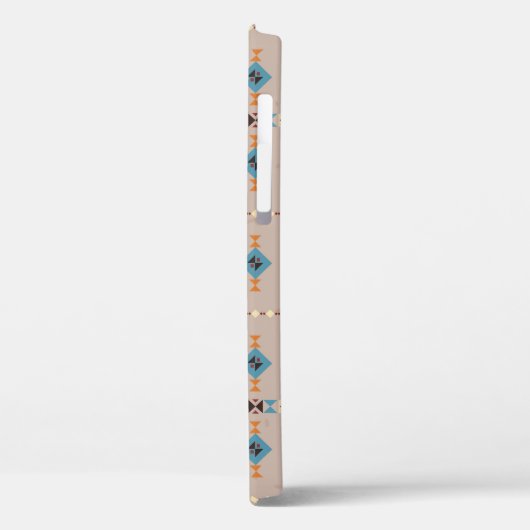 Ethnisch: nahtloses Stammesmuster Case-Mate iPhone Hülle (Rückseite / Links)