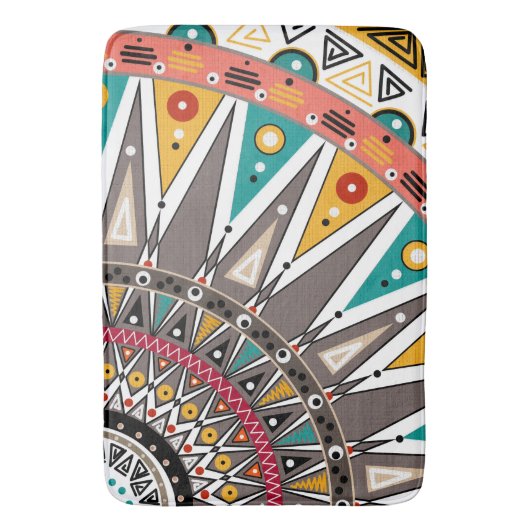 Ethnisch, Ornament Badematte (Vorderseite Vertikal)