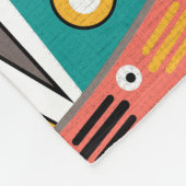 Ethnisch, Ornament Fleecedecke (Ecke)