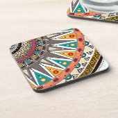 Ethnisch, Ornament Getränkeuntersetzer (Linke Seite)