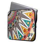 Ethnisch, Ornament Laptopschutzhülle (Vorderseite Links)