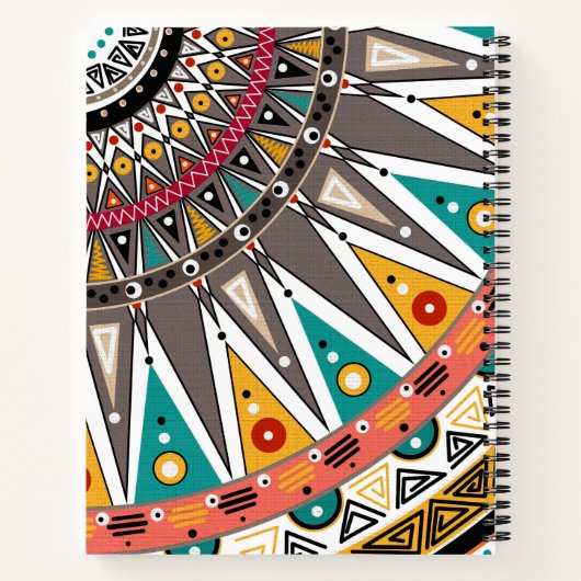 Ethnisch, Ornament Notizblock (Rückseite)