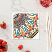 Ethnisch, Ornament Serviette (Beispiel)