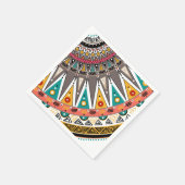 Ethnisch, Ornament Serviette (Ecke)