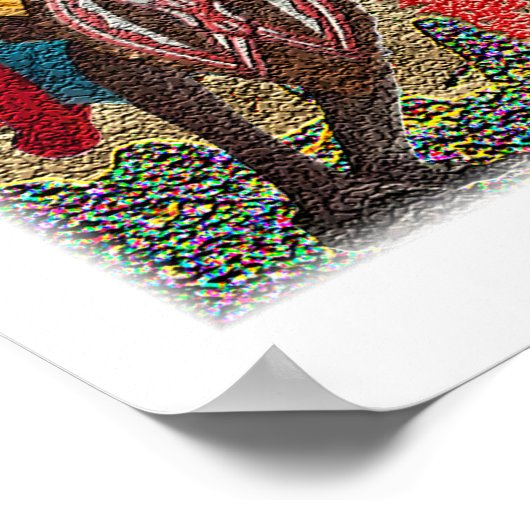 ethnisch poster (Ecke)