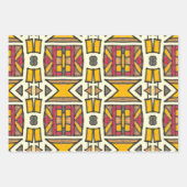 Ethnisch-primitives Muster antiquierter geometrisc Geschenkpapier Set (Vorderseite 2)