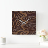 ethnisch quadratische wanduhr (Zuhause)