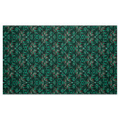 Ethnisch, schwarz und türkis. stoff (Fat Quarter (45,7 x 55,9 cm))