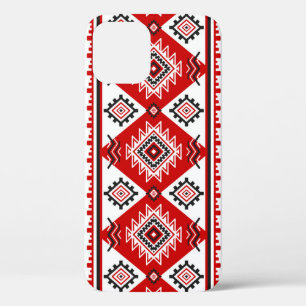 Ethnisch Schwarz Weiß Rot, ukrainische Motive. Case-Mate iPhone Hülle