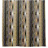 Ethnisch , Stamm, Zierarbeit Duschvorhang (Vorderseite)