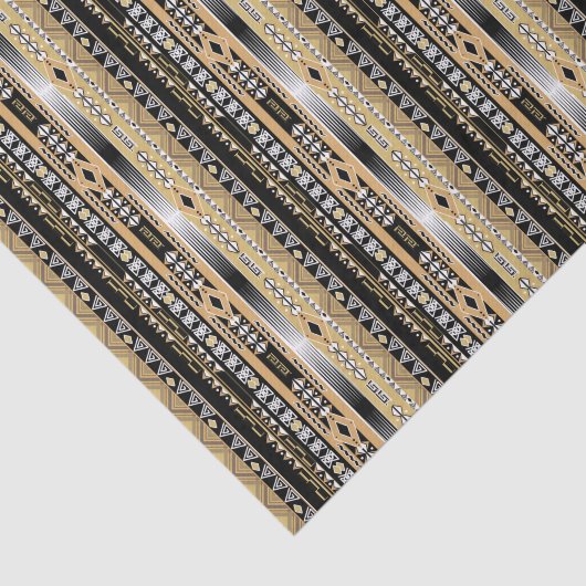 Ethnisch , Stamm, Zierarbeit Seidenpapier (Ausschnitt)