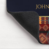 Ethnisch-südwestliches geometrisches Muster Mousepad (Ecke)