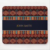 Ethnisch-südwestliches geometrisches Muster Mousepad (Vorne)