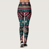 Ethnisch-Vintages Geschäftsmodell Leggings (Rückseite)