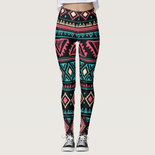 Ethnisch-Vintages Geschäftsmodell Leggings