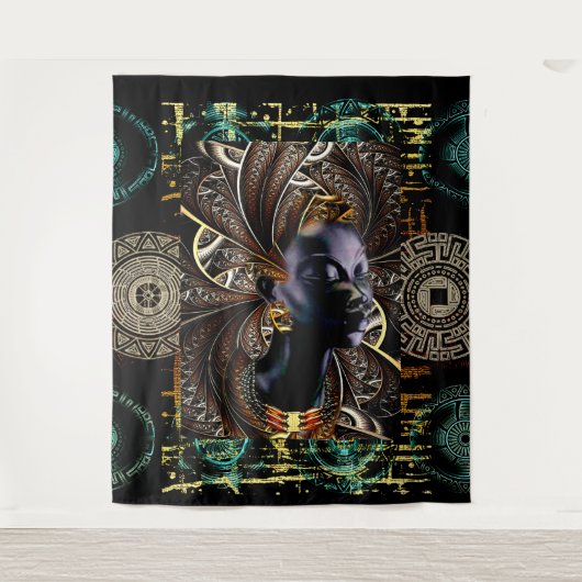 ethnisch wandteppich (Vorderseite)