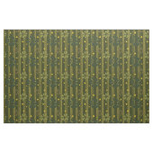 Ethnische Abstrakte Muster grün, Senf, dunkles Oli Stoff (Fat Quarter (45,7 x 55,9 cm))