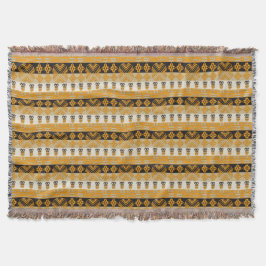 Ethnische Afrika-Art-Stammes- Streifen-Muster Decke