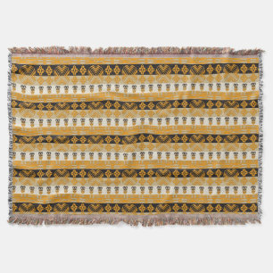 Ethnische Afrika-Art-Stammes- Streifen-Muster Decke