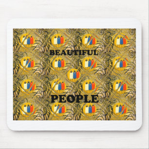 Ethnische afrikanische Kunst-Design-Druck: Schöne Mousepad