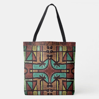Ethnische afrikanische Tribal Geometric-Muster-Tas Tasche