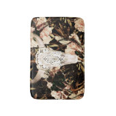 Ethnische Aquarellfarbe: Hintergrund mit Retro-Blu Badematte (Vorderseite Vertikal)