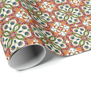 ethnische arabische orientalische Ornament-Vintage Geschenkpapier