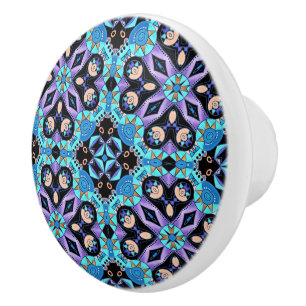 ethnische arabische orientalische Ornament-Vintage Keramikknauf