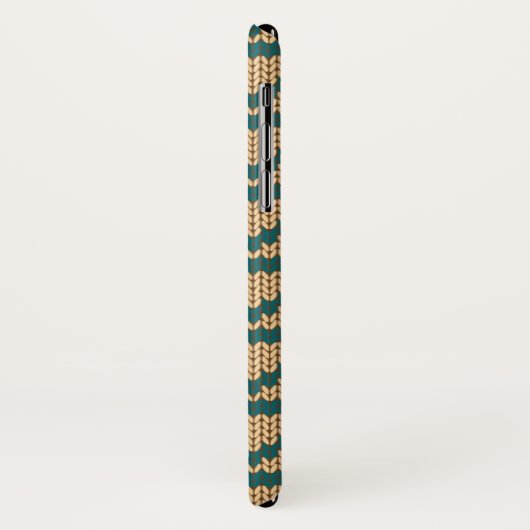 Ethnische Art gestricktes Muster Case-Mate iPhone Hülle (Hinten/Links)