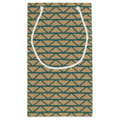 Ethnische Art gestricktes Muster Kleine Geschenktüte (Rückseite)