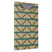 Ethnische Art gestricktes Muster Klemmbrett (Rechts)