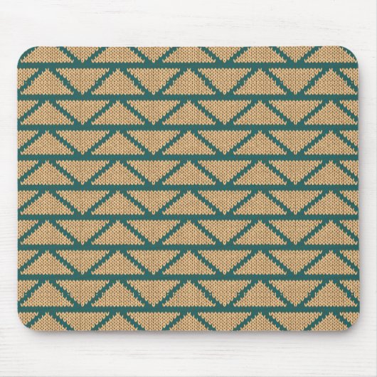 Ethnische Art gestricktes Muster Mousepad (Vorne)