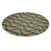 Ethnische Art gestricktes Muster Schneidebrett (Ecke)