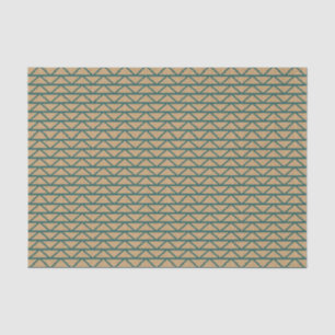 Ethnische Art gestricktes Muster Seidenpapier