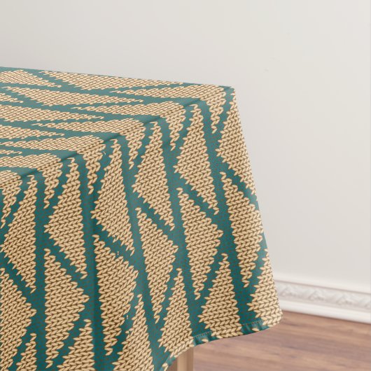 Ethnische Art gestricktes Muster Tischdecke (Beispiel)