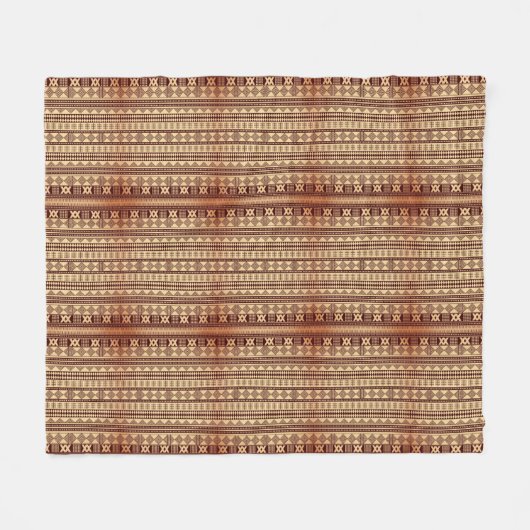 Ethnische Beschaffenheit Browns Fleecedecke (Vorderseite (Horizontal))
