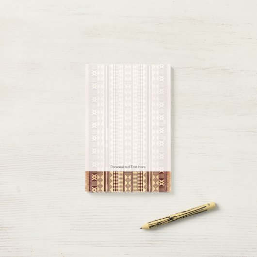 Ethnische Beschaffenheit Browns Post-it Klebezettel (Auf Schreibtisch)