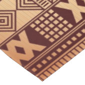 Ethnische Beschaffenheit Browns Tischdecke (Schrägansicht)