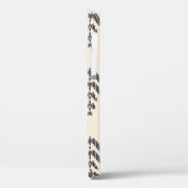 Ethnische Blätterhintergrundkunst Nahtloses Muster Case-Mate iPhone Hülle (Rückseite / Links)