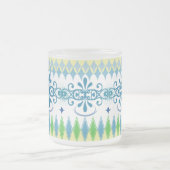 Ethnische blaue Tasse 02 (Mittel)