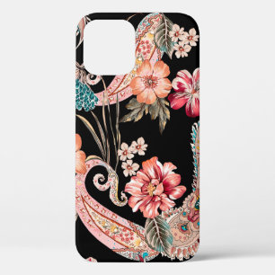 Ethnische Blumen und Blätter mit Paisley-Vintage-E Case-Mate iPhone Hülle