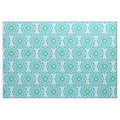 Ethnische Blumenkreis-Mandala /pattern. Stoff (Fat Quarter (45,7 x 55,9 cm))