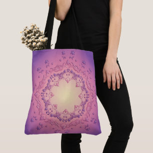 Ethnische BlumenMandala Tasche