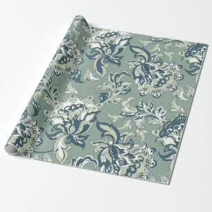ethnische Blumenseamless-Muster. folkloristische B Geschenkpapier