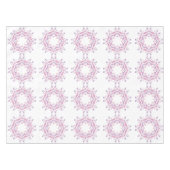 Ethnische Blumensteigungs-Mandala Tischdecke (Vorderseite (Horizontal))