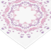 Ethnische Blumensteigungs-Mandala Tischdecke (Schrägansicht)