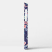 Ethnische Blüte: Abstrakt orientalisch nahtlos. Case-Mate iPhone Hülle (Rückseite / Links)