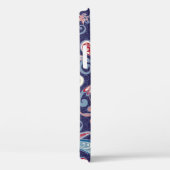 Ethnische Blüte: Abstrakt orientalisch nahtlos. Case-Mate iPhone Hülle (Rückseite / Rechts)